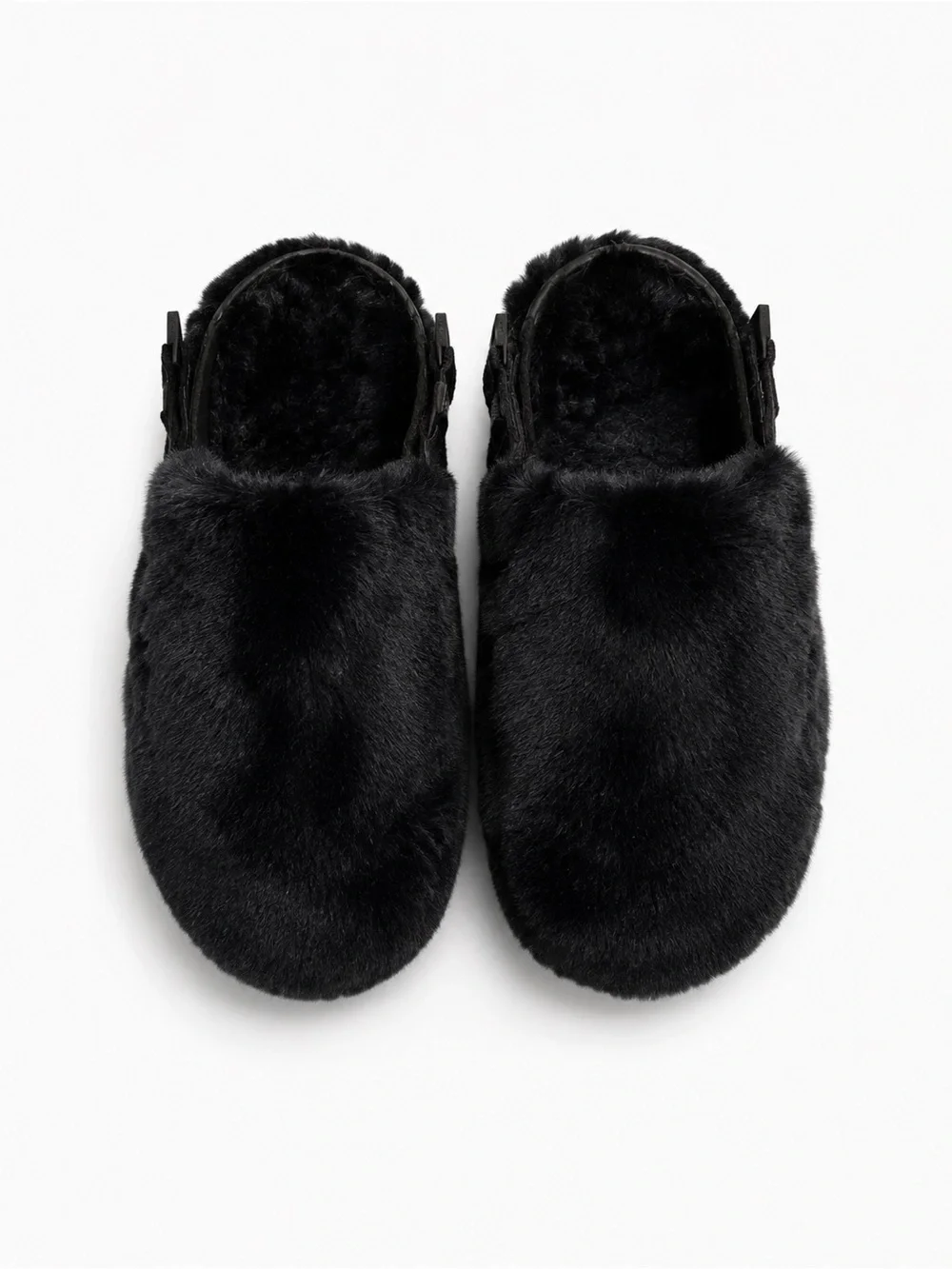 Nike Calm Fuzzy Faux Fur Women's Mule Size 8